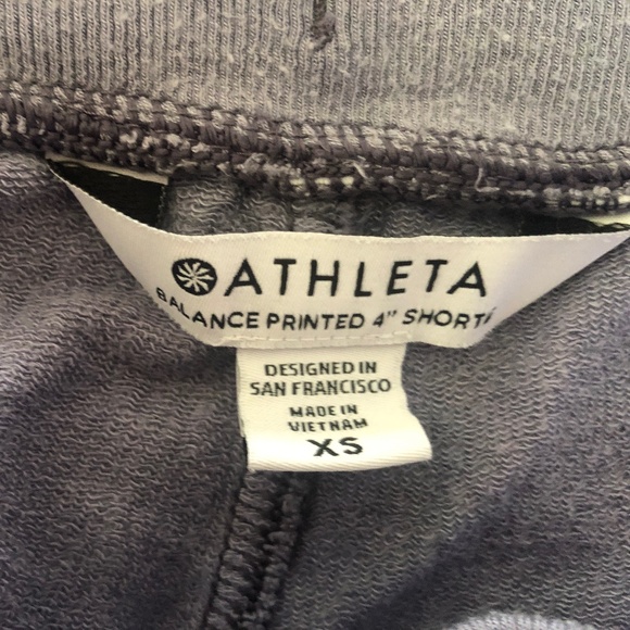 Cotton Shorts Blue Tie Waist Athleta Extra Small - Picture 2 of 4